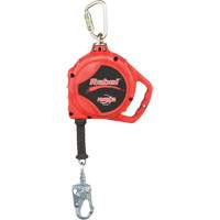 Cordage de s&eacute;curit&eacute; autor&eacute;tractable Rebel, 33', Acier inoxydable, Pivotant Cam Industrial