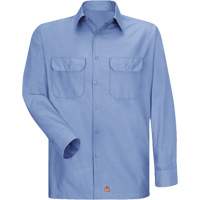 Long Sleeve Ripstop Shirt, Men's, 3X-Large, Blue Cam Industrial