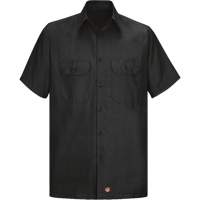 Short Sleeve Ripstop Shirt, Men's, 3X-Large, Black Cam Industrial