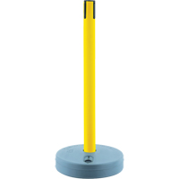 Outdoor TensaBarrier&reg; - Receiver Posts, 37" High, Yellow Cam Industrial