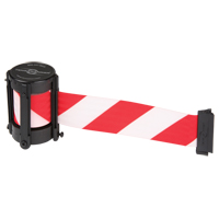 Replacement Cassettes For Utility, Advance & StowAway&reg; TensaBarrier&reg;, 13', White Tape Cam Industrial