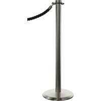 Portable Posts, 34" High, Polished Chrome Cam Industrial