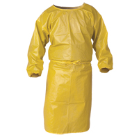 Blouse de protection Kleenguard contre la vaporisation de produits chimiques, Polypropyl&egrave;ne, Jaune, 34" la x 52" lo Cam Industrial