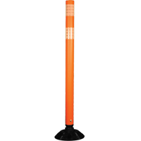 Impact Resistant Delineator, 36" H, Orange Cam Industrial