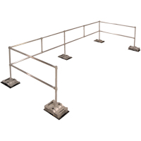 RoofGuard Classic System - Packaged Kits, Aluminum, 72" W x 216" L x 42" H Cam Industrial