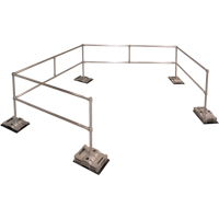 RoofGuard Classic System - Packaged Kits, Aluminum, 72" W x 216" L x 42" H Cam Industrial