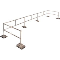RoofGuard Classic System - Packaged Kits, Aluminum, 72" W x 324" L x 42" H Cam Industrial