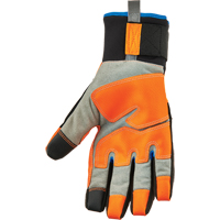 Gants utilitaires thermiques haute visibilit&eacute; performants et &eacute;tanches ProFlex 818WP, Paume Polyur&eacute;thane, Taille Petit Cam Industrial