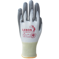 Lebon PowerFit&reg; Cut Resistant Gloves, Size X-Small/6, 13 Gauge, Polyurethane Coated, Polyethylene Shell, ASTM ANSI Level A2/EN 388 Level B Cam Industrial