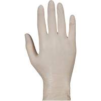 KeepKleen&reg; Disposable Medical Exam Grade Gloves, Large, Latex, 5-mil, Powder-Free, White, Class 2 Cam Industrial