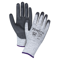 Gants &eacute;lastiques sans coutures r&eacute;sistants &agrave; la coupe, Taille 6/T-petit, Calibre 13, Rev&ecirc;tement Polyur&eacute;thane, Enveloppe en PEHP, ANSI/ISEA 105 niveau 4/EN 388 niveau 5 Cam Industrial