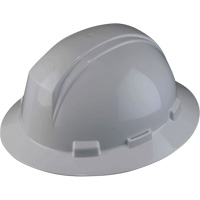 North&reg; Kilimanjaro Full Brim Hardhat, Meets CSA Type 2, Ratchet Suspension, Non-Vented Cam Industrial