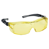 Dynamic OTG Extra Series Safety Glasses, Amber Lens, Anti-Fog/Anti-Scratch, ANSI Z87+/Meets/Exceeds CSA Z94.3 Cam Industrial