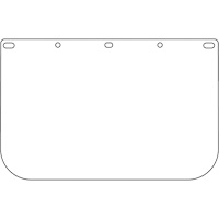 Visi&egrave;re d&eacute;coup&eacute;e &agrave; l'emporte-pi&egrave;ce Dynamic, PETG, Teinte Transparent Cam Industrial