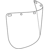 Visi&egrave;re d&eacute;coup&eacute;e &agrave; l'emporte-pi&egrave;ce Dynamic, Polycarbonate, Teinte Transparent Cam Industrial