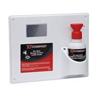 Dynamic Eyewash Station with Empty Bottles, Single Cam Industrial