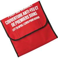 Dynamic Fire Blanket with Nylon Pouch Holder, Wool, 60"L x 71"W Cam Industrial