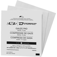 Dynamic Gauze, Pad, 2" L x 2" W, Sterile, Medical Device Class 1 Cam Industrial