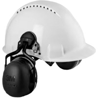 Peltor Electrically Insulated Earmuffs, Cap Mount, 31 NRR dB Cam Industrial