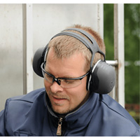 Peltor Electrically Insulated Earmuffs, Cap Mount, 31 NRR dB Cam Industrial