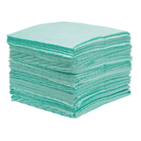 Premium Bonded Sorbent Pads, Hazmat, 15" x 18", 25 gal. Absorbancy Cam Industrial