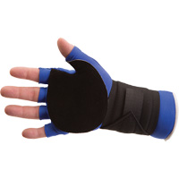 Anti-Impact Glove with Wrist Support, Size Small, Split Leather Palm Cam Industrial