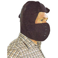 Hard Hat Winter Liner with Removable Face , Cotton/Kasha Lining, One Size, Black Cam Industrial