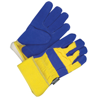 Fitter Gloves, One Size, Grain Cowhide Palm, Thinsulate Inner Lining Cam Industrial