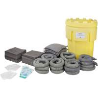 Spill Kit, Universal, Salvage Drum, 95 US gal. Absorbancy Cam Industrial