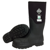 Chore Classic Fleece-Lined Work Boots, Rubber, Steel Toe, Size 5, Puncture Resistant Sole Cam Industrial