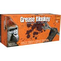 Grease Monkey&reg; Gloves, Medium, Latex, 15-mil, Powder-Free, Blue Cam Industrial