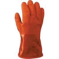 Atlas 460 Double-Dipped Gloves, Size Medium/8, 12" L, PVC, Acrylic/Cotton Inner Lining, 130-mil Cam Industrial