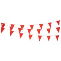 Cordon de fanions, 60' lo, Rouge Cam Industrial