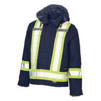 Manteau de s&eacute;curit&eacute;, Bleu marine, Grand Cam Industrial