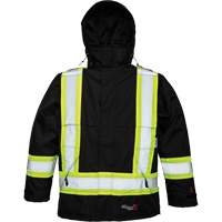 Journeyman Jacket, Polyester/Polyurethane, Black, Small Cam Industrial