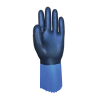 Summitech Full-Dipped Chemical Resistant Gloves, Size Small/7, 11.8" L, Chloroprene, Poly-Cotton Inner Lining, 59-mil Cam Industrial