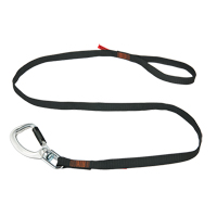 Squids&reg; 3129 Double-Locking Tool Lanyard with Swivel, Fixed Length, Carabiner/Loop Cam Industrial