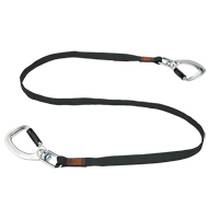 Squids&reg; 3139  Double-Locking Tool Lanyard with Swivel, Fixed Length, Dual Carabiner Cam Industrial
