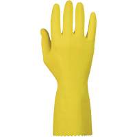 ChemStop Gloves, Size X-Large/10, 12" L, Latex, Flock-Lined Inner Lining, 16-mil Cam Industrial