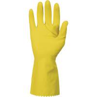 ChemStop Gloves, Size X-Large/10, 12" L, Latex, Flock-Lined Inner Lining, 16-mil Cam Industrial