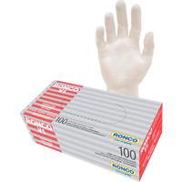 Gants jetables, Moyen, Vinyle, 3 mils, Sans poudre, Transparent Cam Industrial
