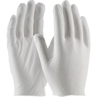 Inspection Gloves, Cotton, Unhemmed Cuff, One Size Cam Industrial