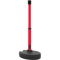 PLUS Barrier Post Set Receiver, 42" High, Red Cam Industrial