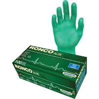 Gants jetables avec alo&egrave;s, Petit, Vinyle, 5 mils, Sans poudre, Vert Cam Industrial
