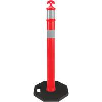 High-Visibility Delineator Post, 42" H, Orange Cam Industrial