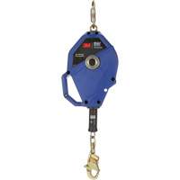 Cordage de s&eacute;curit&eacute; autor&eacute;tractable avec verrouillage intelligent, 50', Acier galvanis&eacute;, Pivotant Cam Industrial