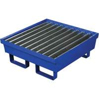 Steel Spill Containment Pallet, 17 US gal. Spill Capacity, 27" x 25.75" x 6" Cam Industrial