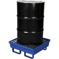Steel Spill Containment Pallet, 17 US gal. Spill Capacity, 27" x 25.75" x 6" Cam Industrial