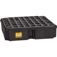 Modular Spill Platform, 15 US gal. Spill Capacity, 26" x 26.25" x 6.5" Cam Industrial