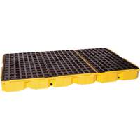 Modular Spill Platform, 88 US gal. Spill Capacity, 51.5" x 78.25" x 6.5" Cam Industrial